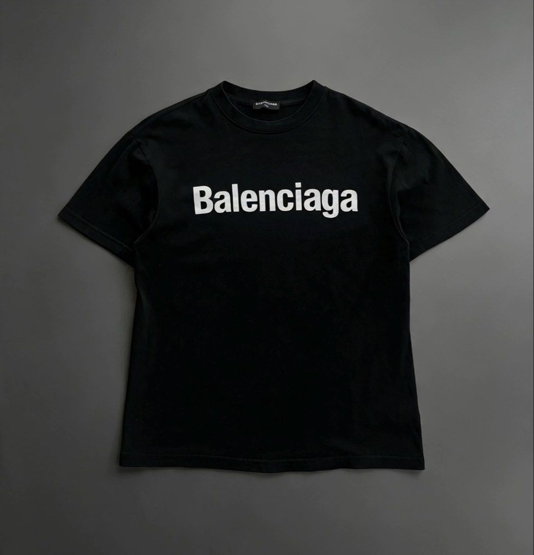 Balenciaga (Category: Tshirts & Polo Shirts ) located in Manila. Submitted by lardo.599 (Listing ID 1460620747, Image 1). Description: Excellen condition Issue minor hairline 9.8/10 color rate Dimes nasa last pic.