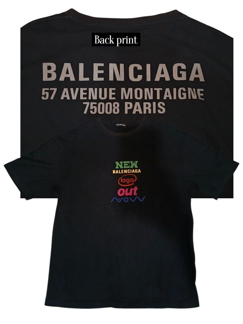 Balenciaga Logo T-Shirt (Category: Tshirts & Polo Shirts ) located in Pamplona. Submitted by twicebutnice_03 (Listing ID 1460536285, Image 1). Description: Balenciaga ‎Details: ‎Issue:print hair line's ‎Color rate:9/10 ‎23By30 ‎💰300+sf.