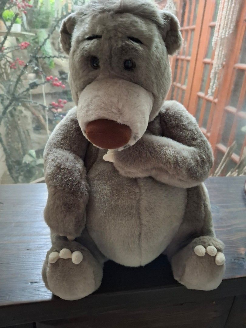 Baloo The Jungle book Stuffed Toy (Category: Plushies & Soft Toys) located in Quezon City. Submitted by pure_trinsky (Listing ID 1460604651, Image 1). Description: *Vintage *in good condition *collectible item *rare collection *very cheap.