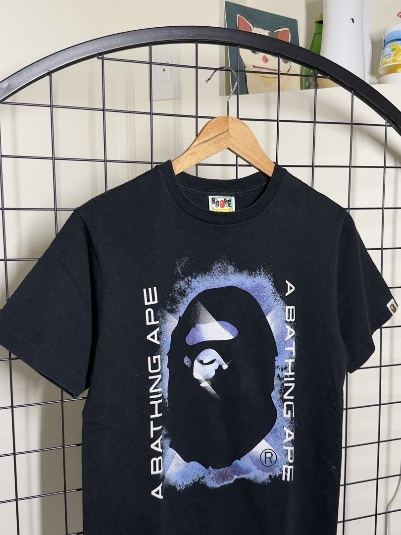 Bape cosmic ape shirt. (Category: Tshirts & Polo Shirts ) located in Cainta. Submitted by the_g0ods (Listing ID 1460656831, Image 2). Description: A bathing ape Japan, cosmic ape graphic tee. Dimensions: 17 width x 24 length 🏷️ 2200 (Shipped) 📍Color may vary due to lighting, please manage your expectations for some issues may not be seen or indicated..