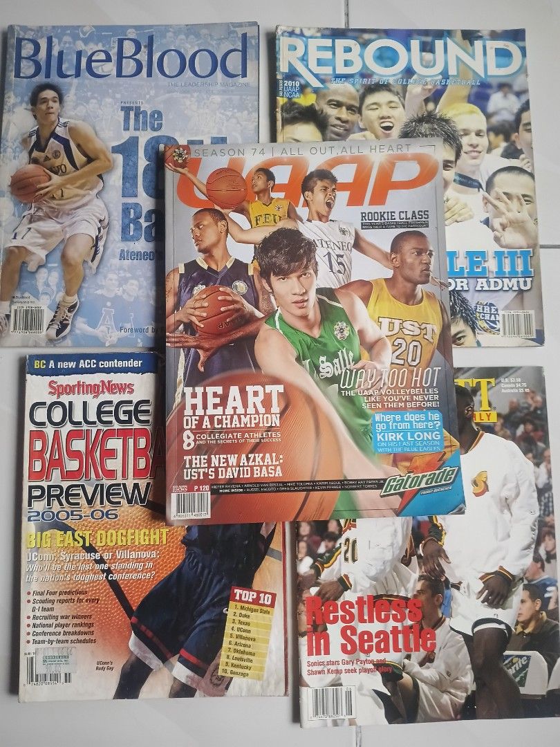 Basketball Magazines (Category: Magazines) located in Quezon City. Submitted by viaramirez (Listing ID 1460520536, Image 3). Description: FOR TAKE ALL ONLY 5 magazines for 400.00 Good readable condition, complete pages, shipping or pickup, SF charged to buyer, Commonwealth QC .