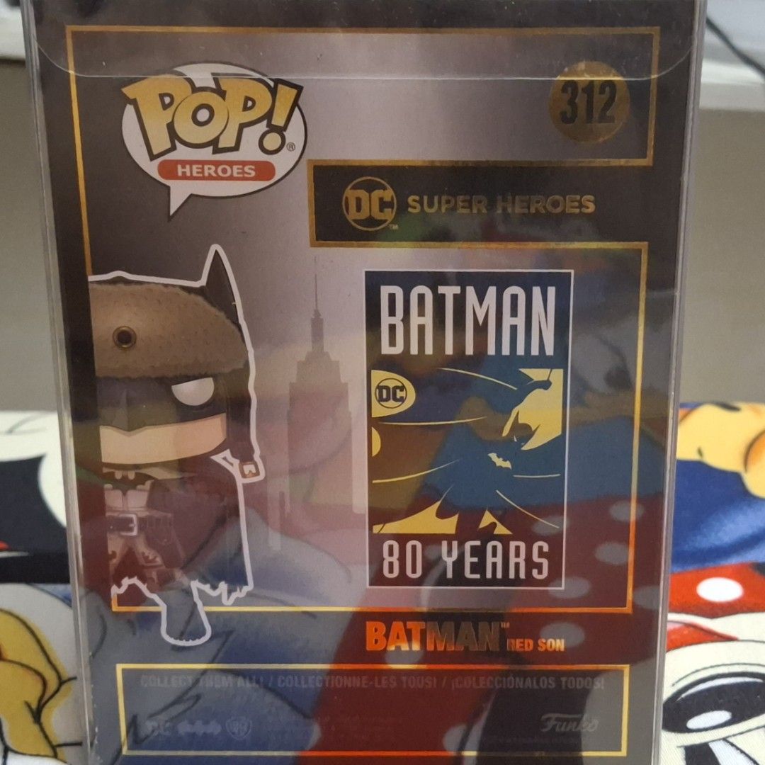 Batman 312 Funko Pop (Category: Designer & Blind Box Toys) located in Pasig City. Submitted by azuretime (Listing ID 1460513589, Image 3). Description: shipping fee not covered. i've only opened the box once, no flaws other than dust but i can clean it before shipping MOP: gcash MOD: lalamove & jnt.