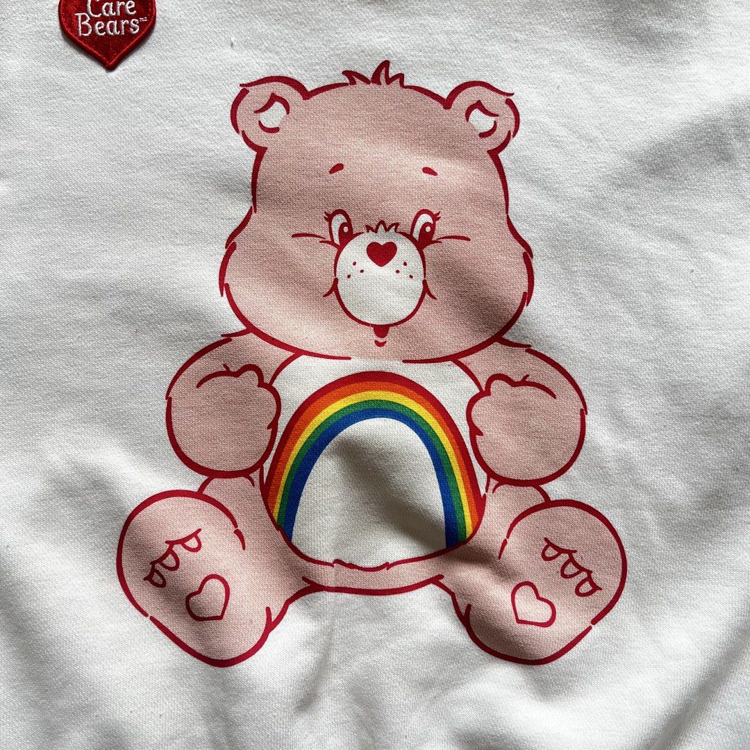 Bebe de Pino Care Bear pullover (Category: Babies & Kids Fashion) located in Lapu Lapu. Submitted by momndeclutters (Listing ID 1460561926, Image 3). Description: Preloved Bebe De Pino, In excellent used condition Size: 110cm A few signs of usage, minimal stains not really visible as seen in the photos.