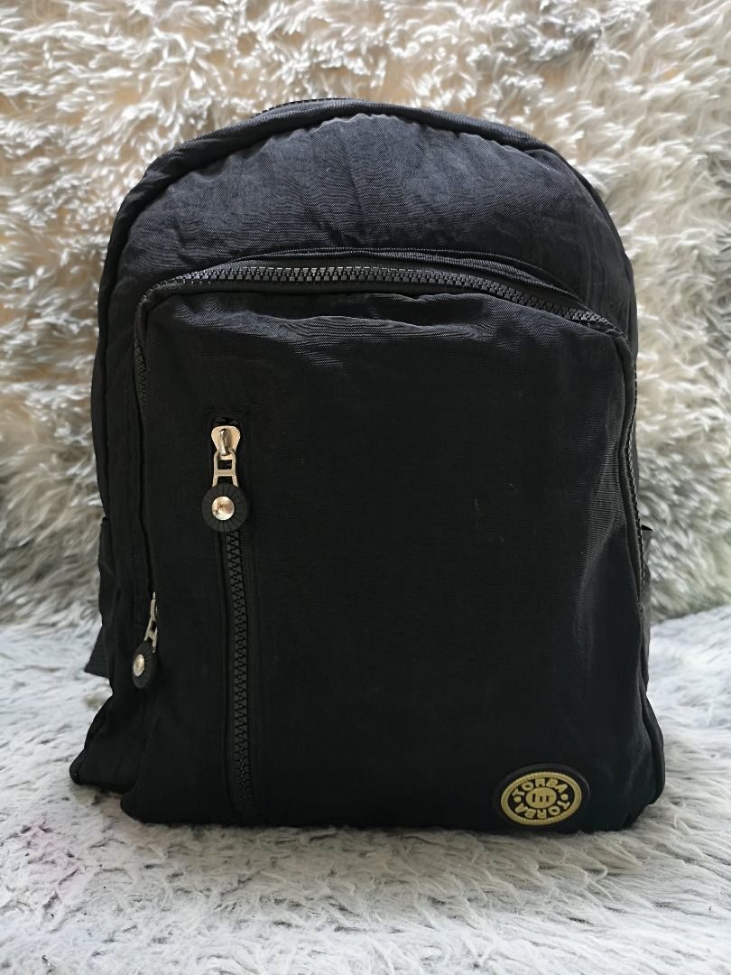 Black Multi Pockets Backpack Bag (Category: Backpacks) located in Santa Cruz. Submitted by jmy_surplus.2 (Listing ID 1460524667, Image 1). Description: Size ; L - 15.5 W - 14 Color ; Black Type ; Backpack bag Brand ; No Brand Material ; Nylon Style ; Black nylon backpack Bag LR 173 JMY 5 Batch #218.