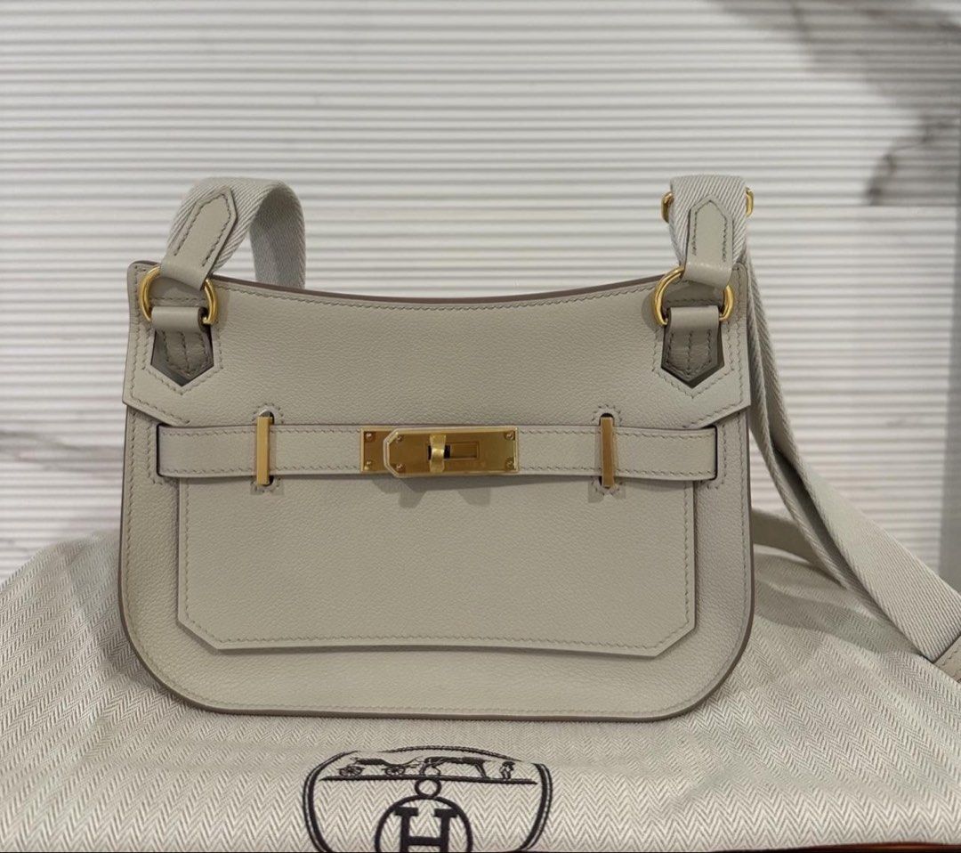 Brand New Hermes Mini Jypsiere (Category: Luxury Bags & Wallets) located in Mandaluyong City. Submitted by candy.lo. (Listing ID 1460512866, Image 3). Description: Brand New Hermes Mini Jypsiere GHW Swift Leather Beton Color Complete with receipt.