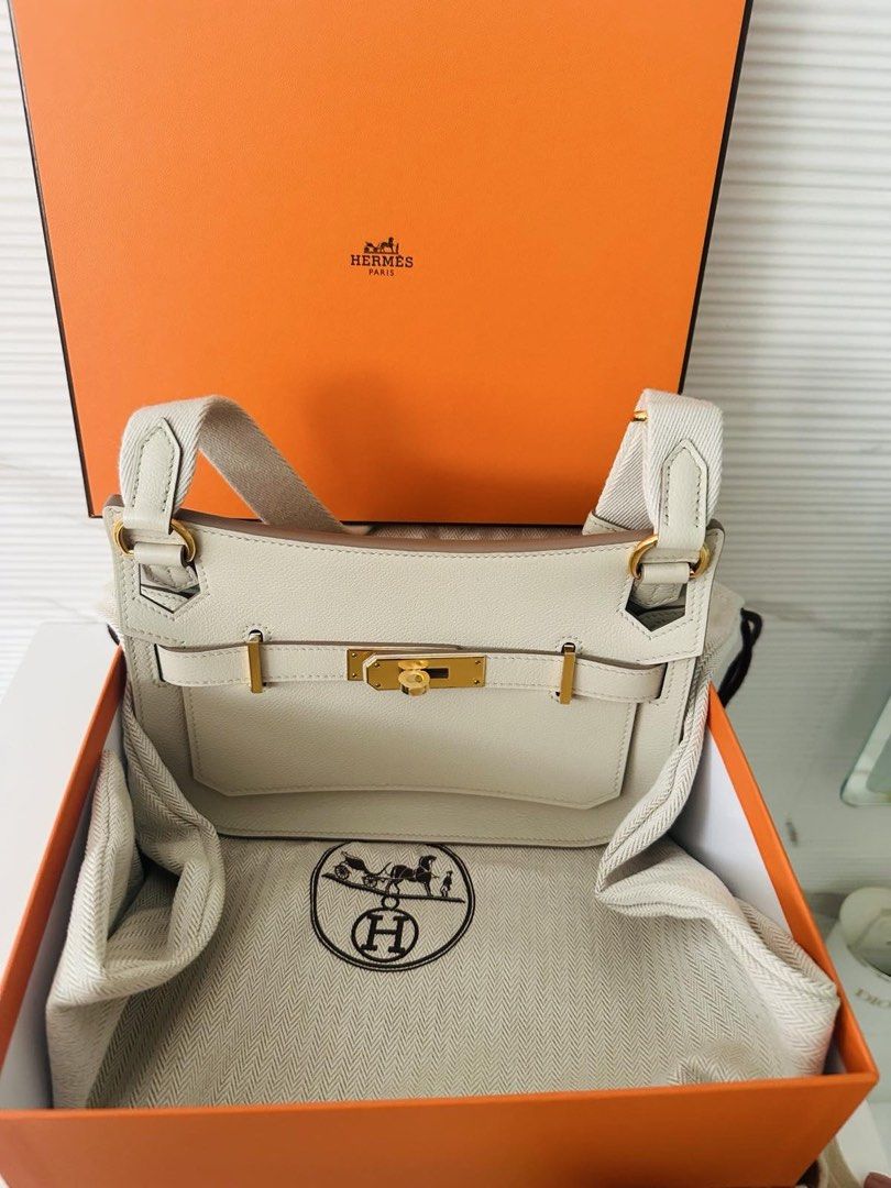 Brand New Hermes Mini Jypsiere (Category: Luxury Bags & Wallets) located in Mandaluyong City. Submitted by candy.lo. (Listing ID 1460512866, Image 1). Description: Brand New Hermes Mini Jypsiere GHW Swift Leather Beton Color Complete with receipt.