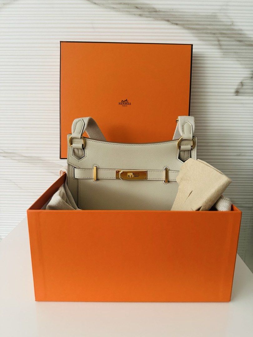 Brand New Hermes Mini Jypsiere (Category: Luxury Bags & Wallets) located in Mandaluyong City. Submitted by candy.lo. (Listing ID 1460512866, Image 2). Description: Brand New Hermes Mini Jypsiere GHW Swift Leather Beton Color Complete with receipt.