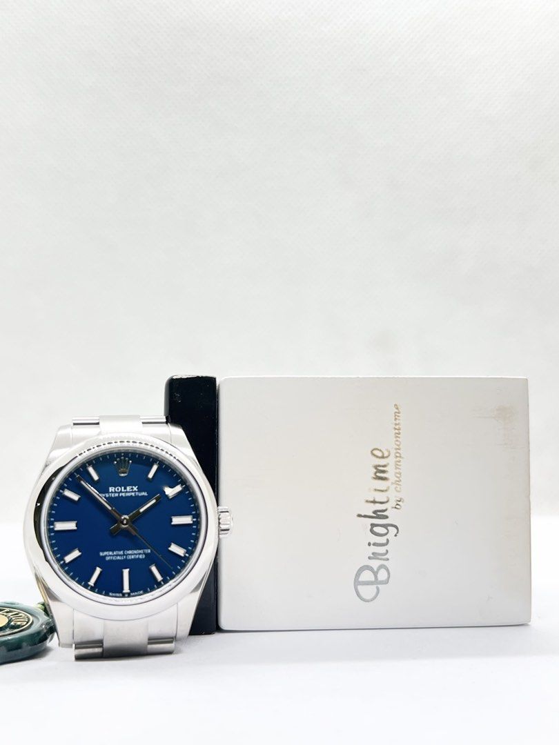 Brand New Rolex Oyster Perpetual 31 277200 Bright Blue Dial Automatic Steel Casing Bracelet ( FS, Apr 26 ) (Category: Watches) located in Singapore. Submitted by brightime (Listing ID 1460613639, Image 3). Description: Brand New Rolex Oyster Perpetual 31 277200 Bright Blue Dial Automatic Steel Casing Bracelet ** Brand New ** ** Full Factory Stickers Intact ** Model : 277200 Also known as : Oyster Perpetual 31 Case size : 31mm Dial : Bright Blue D