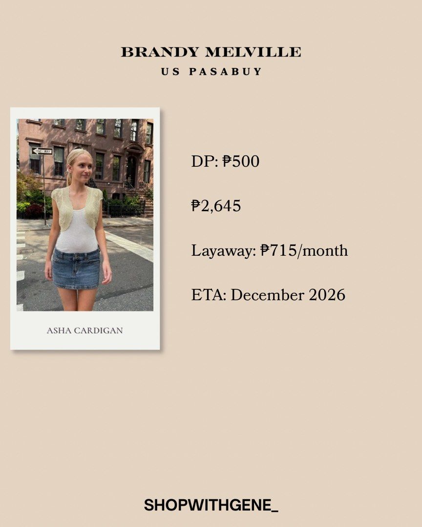 Brandy Melville US Pasabuy Cardigan (Category: Coats, Jackets and Outerwear) located in Manila. Submitted by shopwithgene_ (Listing ID 1460704253, Image 3). Description: .