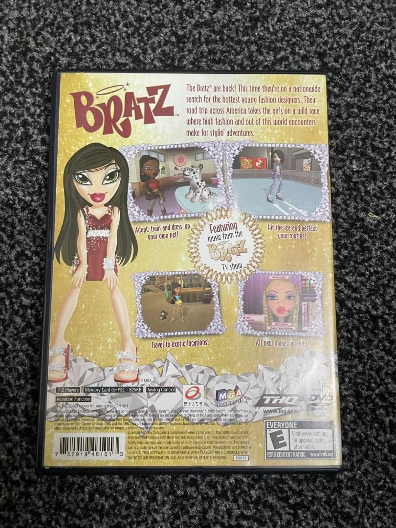 BRATZ FORVER DIAMONDZ PS2 (NTSC l U/C) (Category: PlayStation) located in Mandaluyong City. Submitted by _copndrop (Listing ID 1460563592, Image 2). Description: BRATZ FORVER DIAMONDZ PS2 (NTSC l U/C) ₱1,000 • Tested Working • Complete W/ Manuals Location: Mandaluyong.