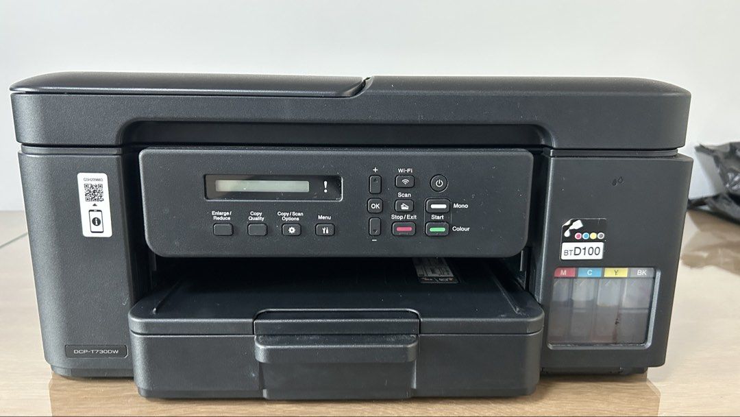 Brother DCP-T730DW Ink Tank Printer (Category: Printers, Scanners & Copiers) located in Angeles City. Submitted by keaniporac (Listing ID 1460593515, Image 1). Description: Brother DCP-T730DW Ink Tank Printer (Print, Scan, Copy) ✅Functions: Print, Copy, and Scan ✅ Wireless Printing: Built-in Wi-Fi & USB connection (wireless printing from phone, laptop, or tablet) ✅ Refillable Ink Tank ✅ All Functions Working Location: Angeles City Pampanga.