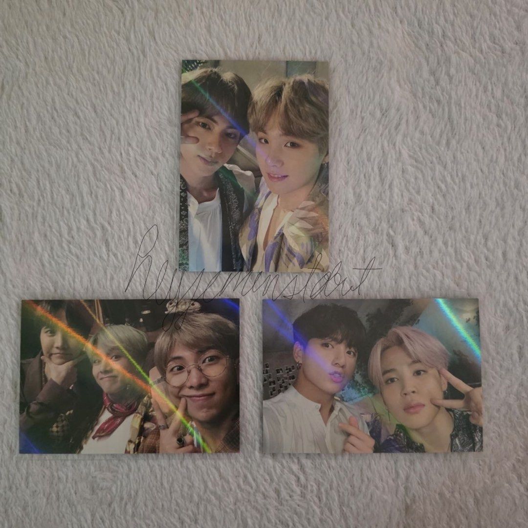 BTS 5TH MUSTER HOLO PC JIKOOK (Category: K-Wave Merchandise) located in Malolos. Submitted by swatchandslayph (Listing ID 1460587221, Image 1). Description: bts 5th muster fanmeeting magic shop ticket holder holo pc set 11,000 set onhand payo strictly sold as set, can look for kahati good condi, x sensi.