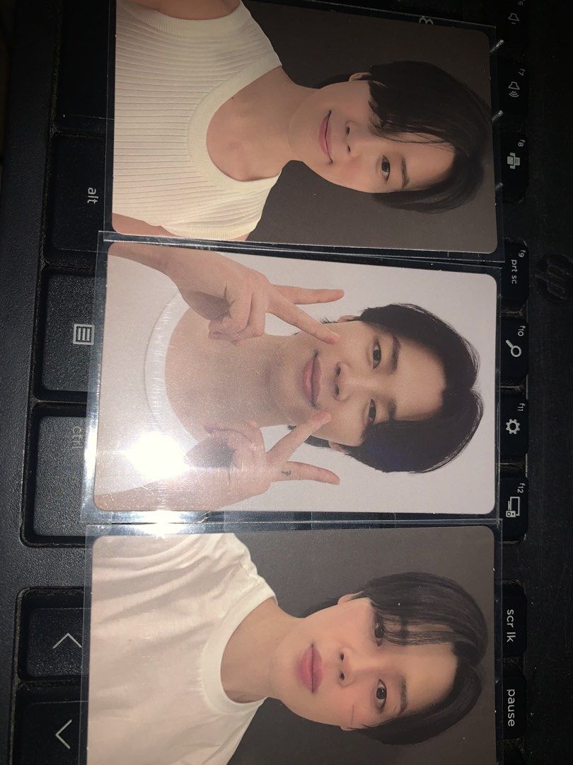 BTS Jimin FACE Photocards Set (Category: K-Wave Merchandise) located in Caloocan City. Submitted by Kristina7 (Listing ID 1460701529, Image 1). Description: - Set of 3 BTS Jimin photocards - From the FACE album - Includes Circle of Resonance photocard - Includes Face of facing the deepest part of inner-self photocard - Must-have for any ARMY's collection.