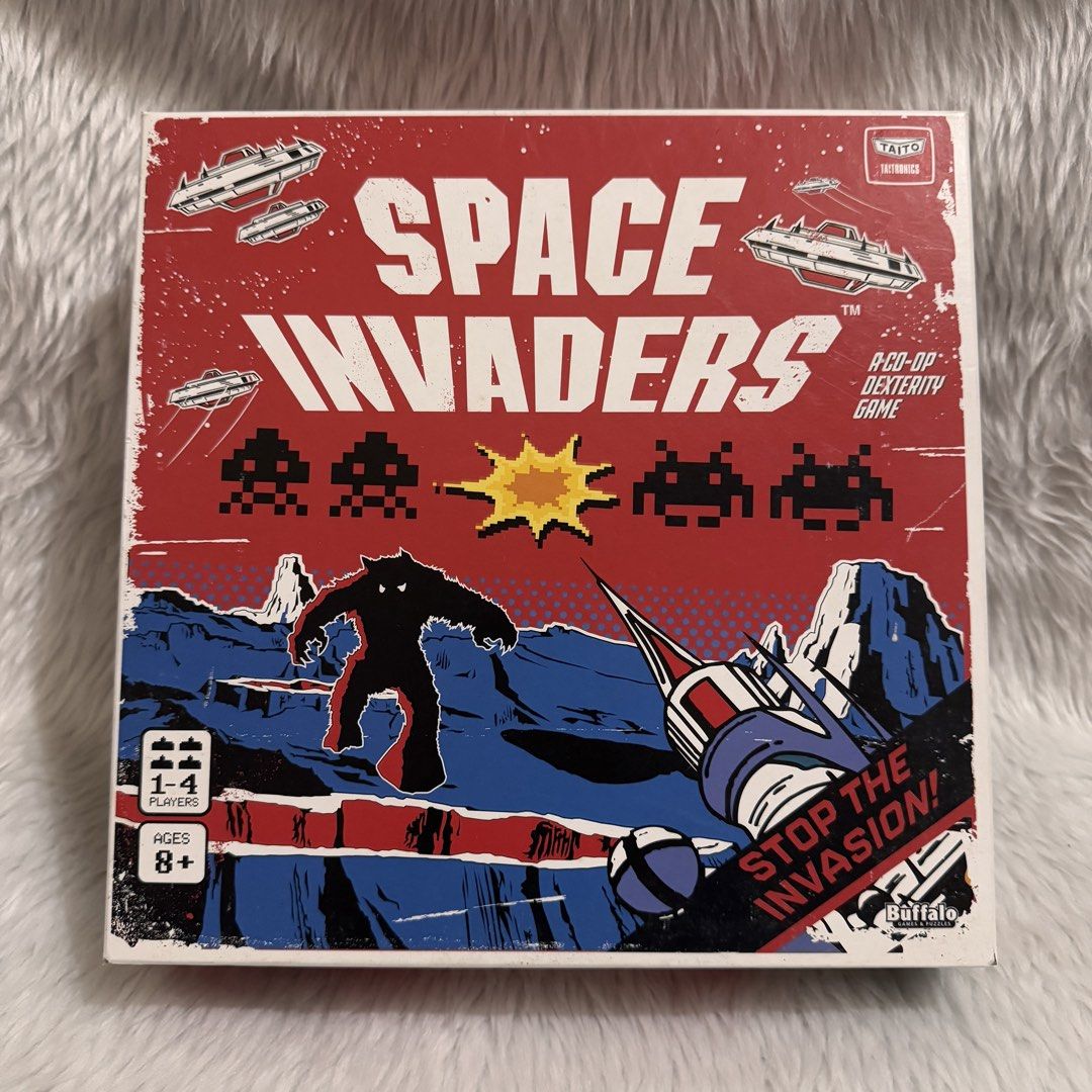 Buffalo Games - Space Invaders Game - sealed (Category: Board Games & Puzzles) located in Las Pinas. Submitted by defg35 (Listing ID 1460617710, Image 2). Description: Brand new Sealed.