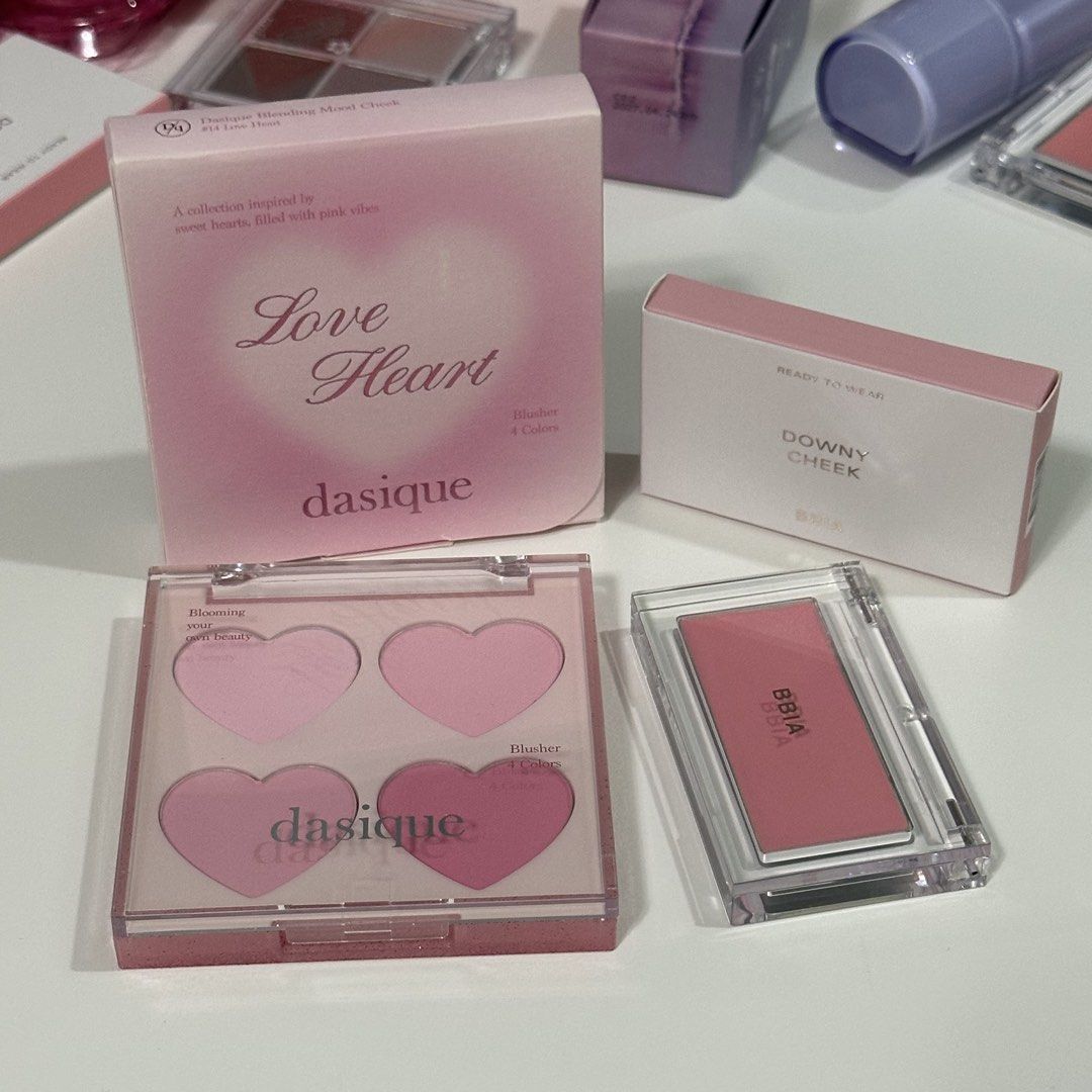 [bundle] dasique blush palette + bbia blush (Category: Makeup) located in Mandaluyong City. Submitted by annyeong07_ (Listing ID 1460627420, Image 1). Description: .