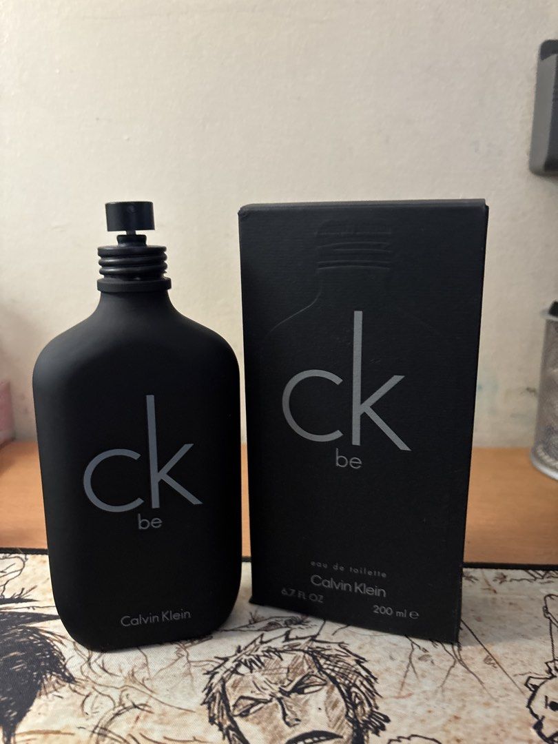 Calvin Klein Be Eau de Toilette 200ml (Category: Fragrance & Deodorants) located in Manila. Submitted by mjmtria (Listing ID 1460561541, Image 2). Description: Top notes are Lavender, Green Notes, Bergamot, Mint, Juniper and Mandarin Orange; middle notes are Green Grass, Jasmine, Peach, Freesia, Magnolia and Orchid; base notes are Musk, Sandalwood, Cedar, Vanilla, Amber and Opoponax..