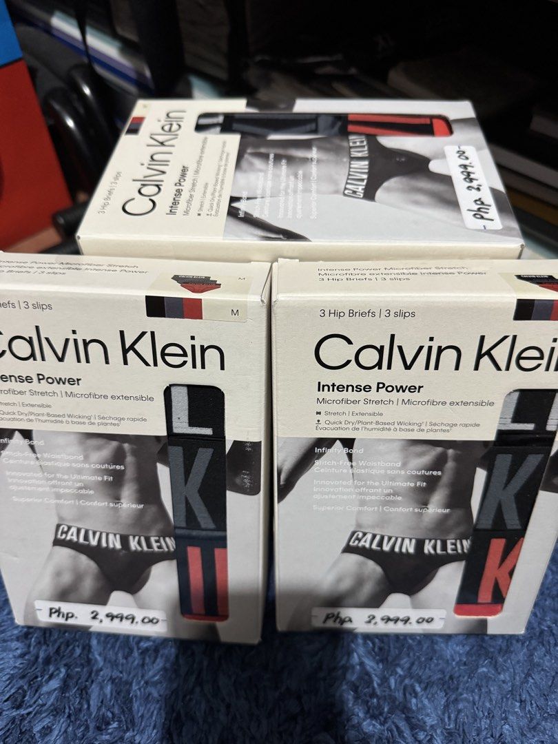 Calvin Klein Intense Power 3 Hip Briefs (Category: Underwear) located in Caloocan City. Submitted by rodelramos.rivera (Listing ID 1460509798, Image 3). Description: Calvin Klein Intense Power 3 Hip Briefs - intense power - microfiber stretch - microfiber extensible - stretch extensible - stitch-free waistband - innovated for the ultimate fit - superior comfort - 6 box’s available .