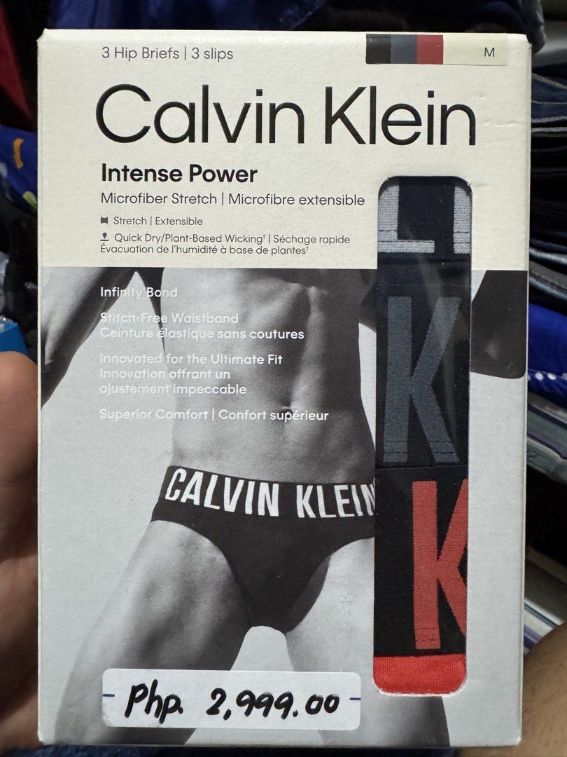 Calvin Klein Intense Power 3 Hip Briefs (Category: Underwear) located in Caloocan City. Submitted by rodelramos.rivera (Listing ID 1460509798, Image 1). Description: Calvin Klein Intense Power 3 Hip Briefs - intense power - microfiber stretch - microfiber extensible - stretch extensible - stitch-free waistband - innovated for the ultimate fit - superior comfort - 6 box’s available .
