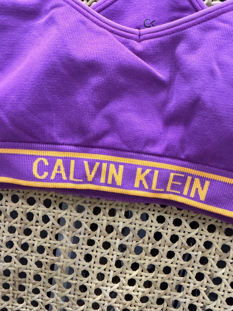 Calvin Klein Sports Bra (Category: Activewear) located in Pasig City. Submitted by jgbeautique (Listing ID 1460603257, Image 2). Description: Original price is 490 HKD Selling for 90% off RFS: I got too many sports bras already.