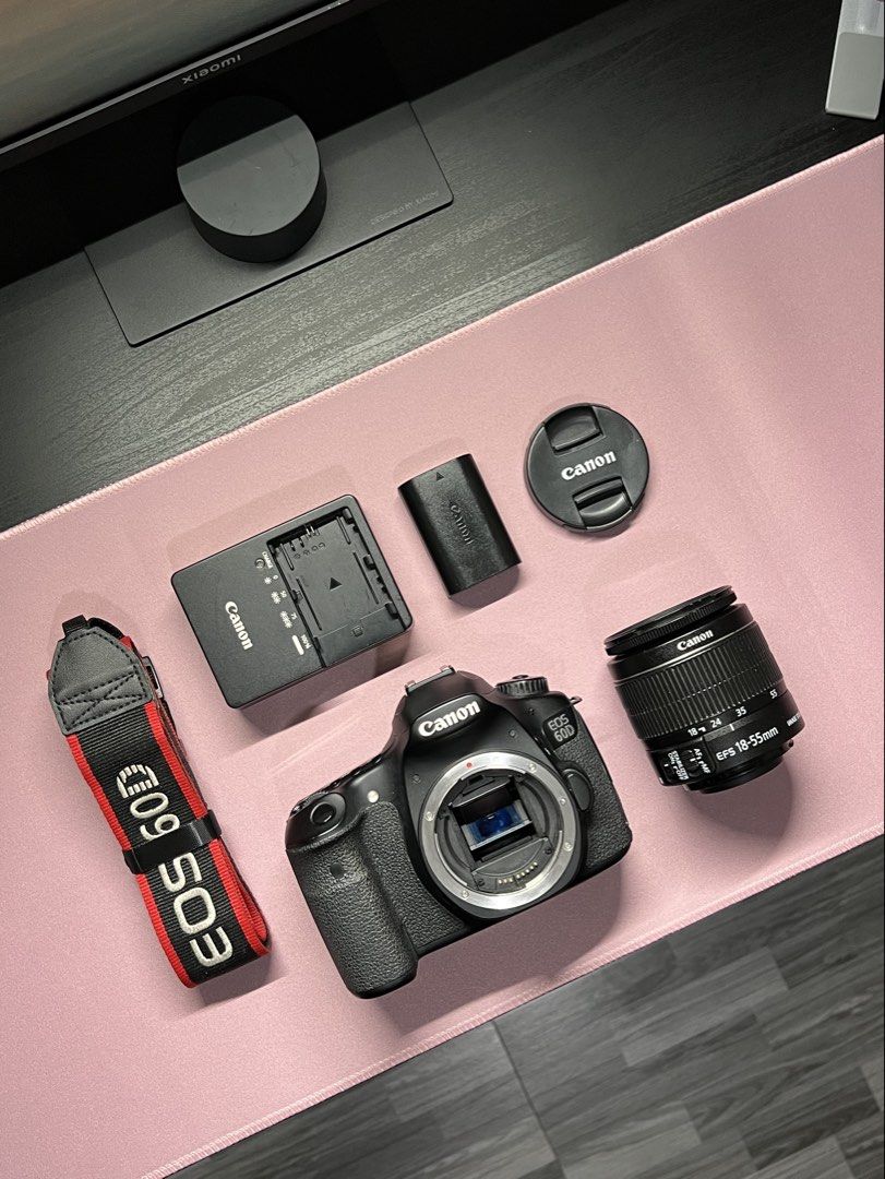 Canon EOS 60D with 18-55mm IS II (Category: Cameras) located in Manila. Submitted by abbyaguilar (Listing ID 1458870253, Image 1). Description: Please read ‼️ 🏷️ ₱11k Canon EOS 60D with 18-55mm IS II • Good condition • Honest issue: tiny vignette on 1 corner of LCD not affecting output Inclusions • Canon EOS 60D • 18-55mm IS II Lens • Battery • Charger • Strap • Bag 📍Malabon City (for pickup / meetup near my location only).