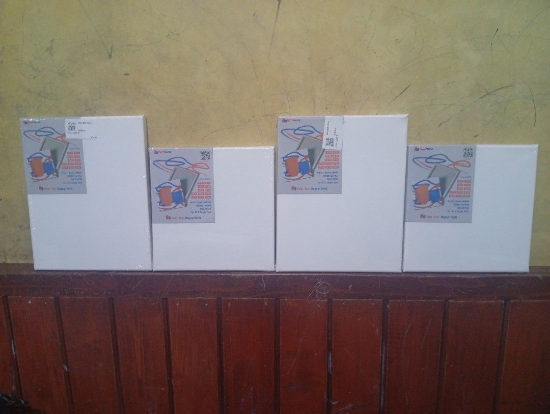Canvas Board (Category: Art & Prints) located in Taguig. Submitted by mgaabubotniligaya (Listing ID 1460527659, Image 2). Description: ❣️Canvas Board with Wooden Frame malinis, blank and sealed 👉 For School Arts Project 👉 For Painting Art Hobby available in 20*25 and 20*20 maraming stocks discounted for order of more than 10pcs 📍Location: Wawa / Sta. Ana, Taguig 🛵Lalamove and Pick Up Only 💸Payment First thru GCash / PayMaya and other Banks.