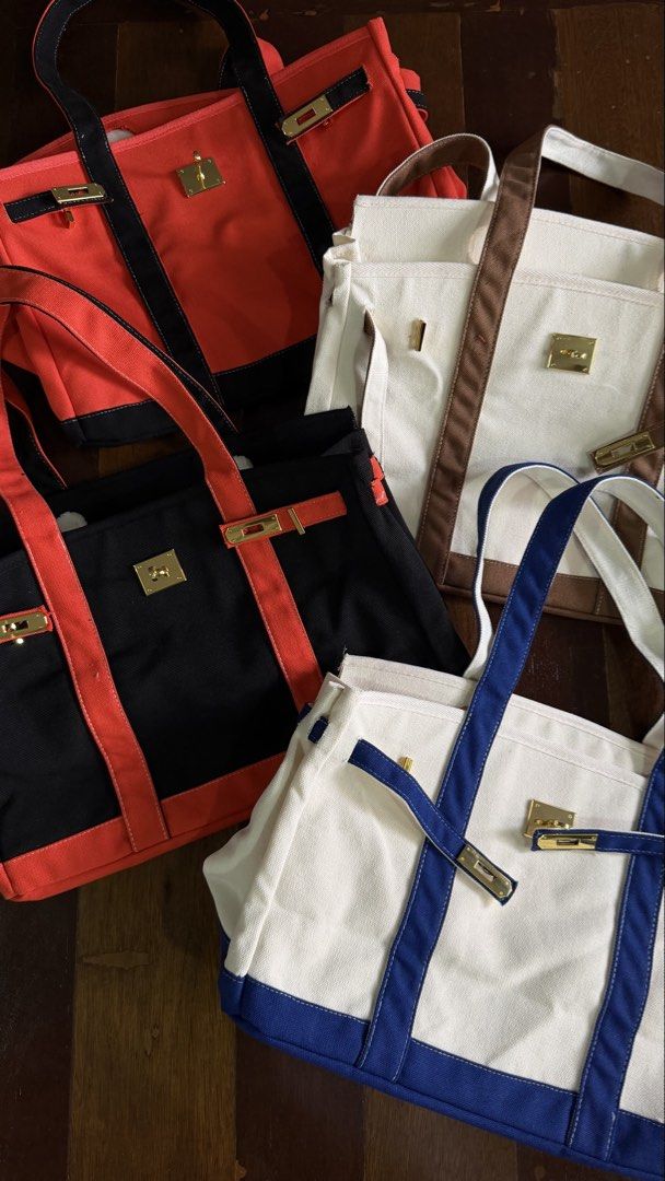 Canvas boatkin bag (Category: Tote Bags) located in Valenzuela. Submitted by dees.corner (Listing ID 1460629154, Image 2). Description: 4pcs available for each color .
