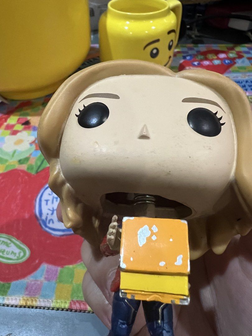 Captain Marvel Funko Pop 444 (Category: Designer & Blind Box Toys) located in Paranaque City. Submitted by guevssss (Listing ID 1460708283, Image 3). Description: - Captain Marvel Funko Pop figure #444 - No box - Minor scuffs present on the accessory and the figure's head - See photos for condition. Selling low - please manage expectations..