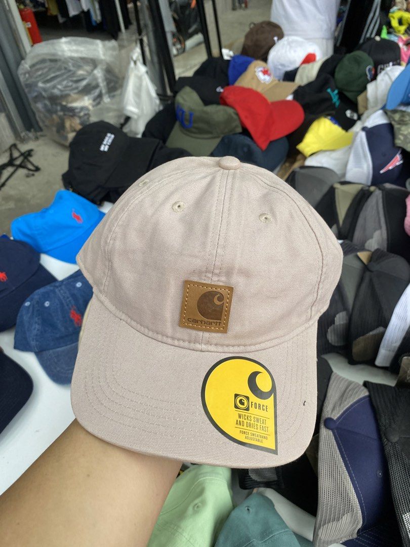 Carhartt Force Cotton Cap - Wicks Sweat & Dries Fast (Category: Caps & Hats) located in Cabuyao City. Submitted by nicamazing30407 (Listing ID 1460660774, Image 1). Description: - Carhartt Force Cotton Cap - Force technology wicks sweat and dries fast - Adjustable strap for a secure and comfortable fit - Classic Carhartt logo patch on the front - Perfect for everyday wear and outdoor activities.
