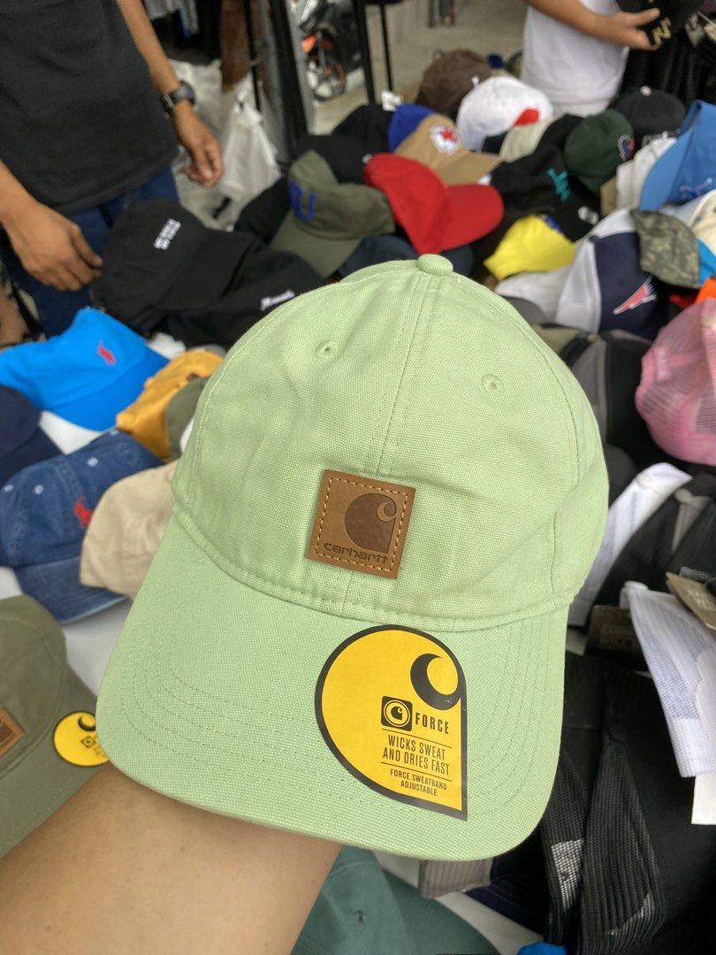 Carhartt Force Cotton Cap - Wicks Sweat & Dries Fast (Category: Caps & Hats) located in Cabuyao City. Submitted by nicamazing30407 (Listing ID 1460660774, Image 3). Description: - Carhartt Force Cotton Cap - Force technology wicks sweat and dries fast - Adjustable strap for a secure and comfortable fit - Classic Carhartt logo patch on the front - Perfect for everyday wear and outdoor activities.