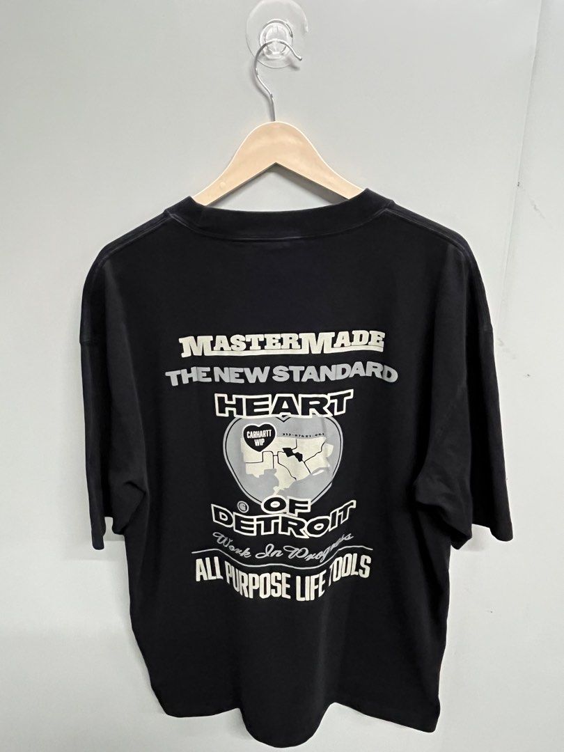 Carhartt WIP Mastermade Graphic Tee (Category: Tshirts & Polo Shirts ) located in Valencia. Submitted by shopstnd (Listing ID 1460605703, Image 1). Description: Carhartt WIP Mastermade Graphic Tee Size: L / Oversized Fit 📏 24 × 31 in ⭐ Condition: 9/10 🎨 Color: 9/10 Clean front hit with bold back graphic..