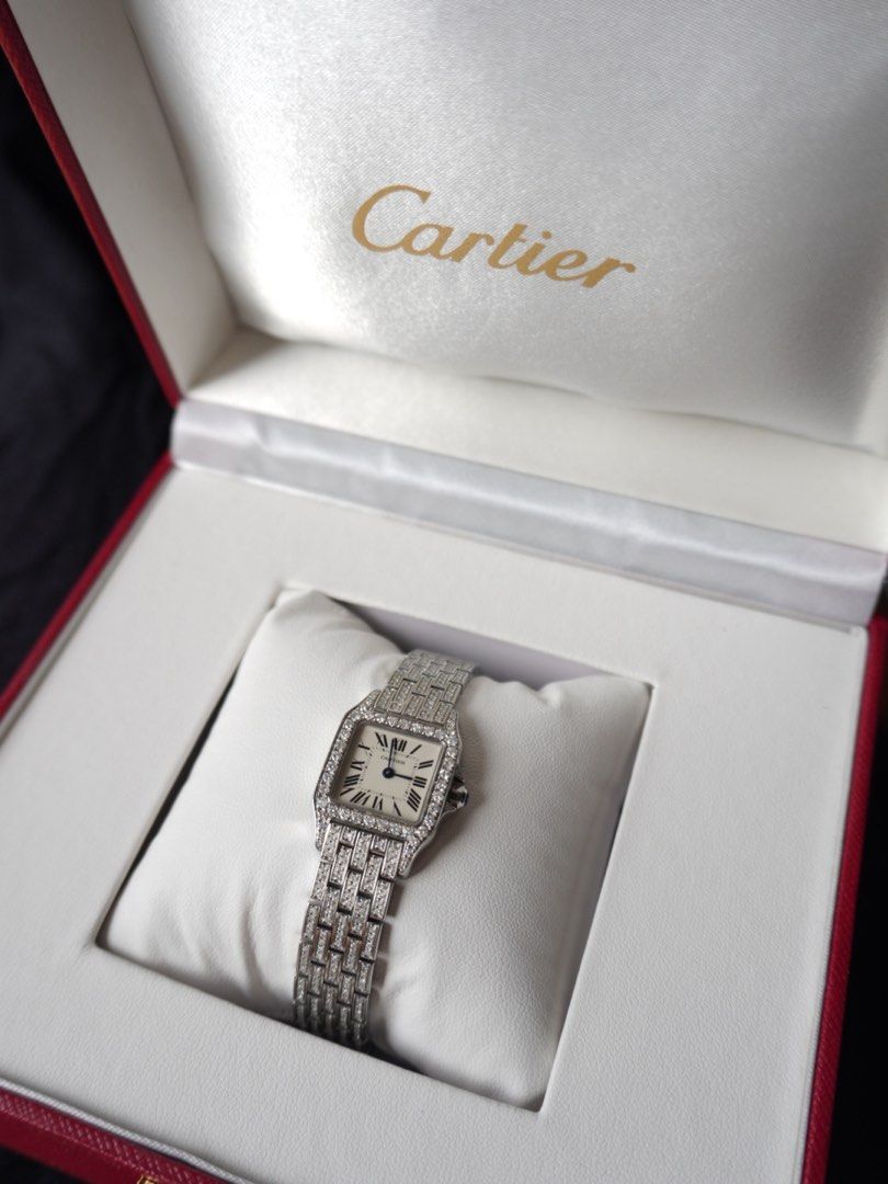 Cartier Demoiselle (Category: Luxury Watches) located in Taguig. Submitted by fromtcloset (Listing ID 1460627318, Image 1). Description: Demosielle 2011 White dial Aftermarket diamonds With papers and box NEGO.