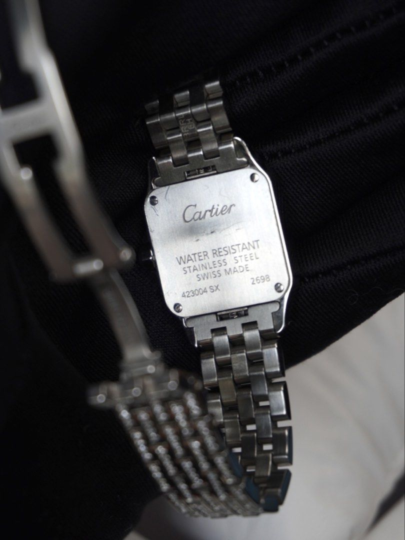 Cartier Demoiselle (Category: Luxury Watches) located in Taguig. Submitted by fromtcloset (Listing ID 1460627318, Image 3). Description: Demosielle 2011 White dial Aftermarket diamonds With papers and box NEGO.