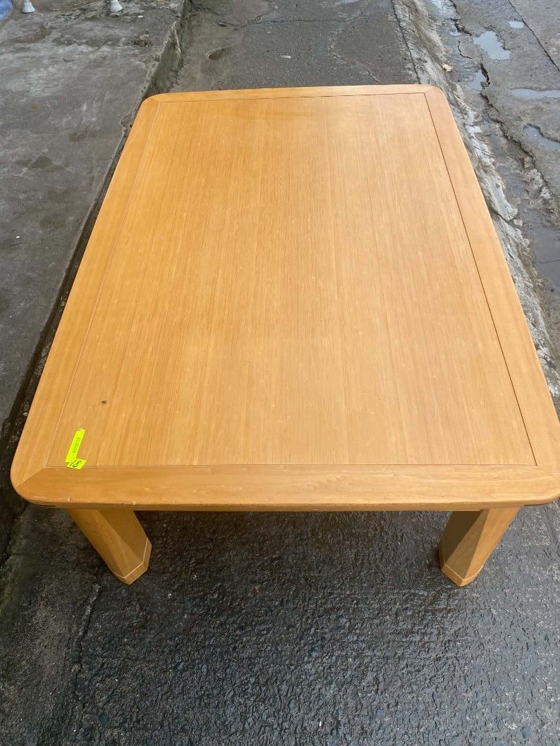 Center table (Category: Tables & Sets) located in Cavite. Submitted by needful_things01 (Listing ID 1460710980, Image 1). Description: Solid wood Japan Quality.
