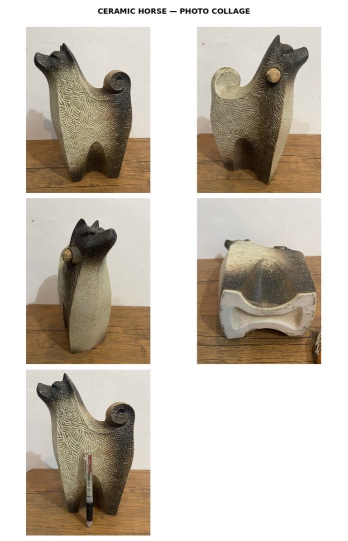 ceramic animal figurine 27cm (Category: Other Home Decor) located in San Fernando. Submitted by dntjapansurpluselyu (Listing ID 1460538449, Image 1). Description: .