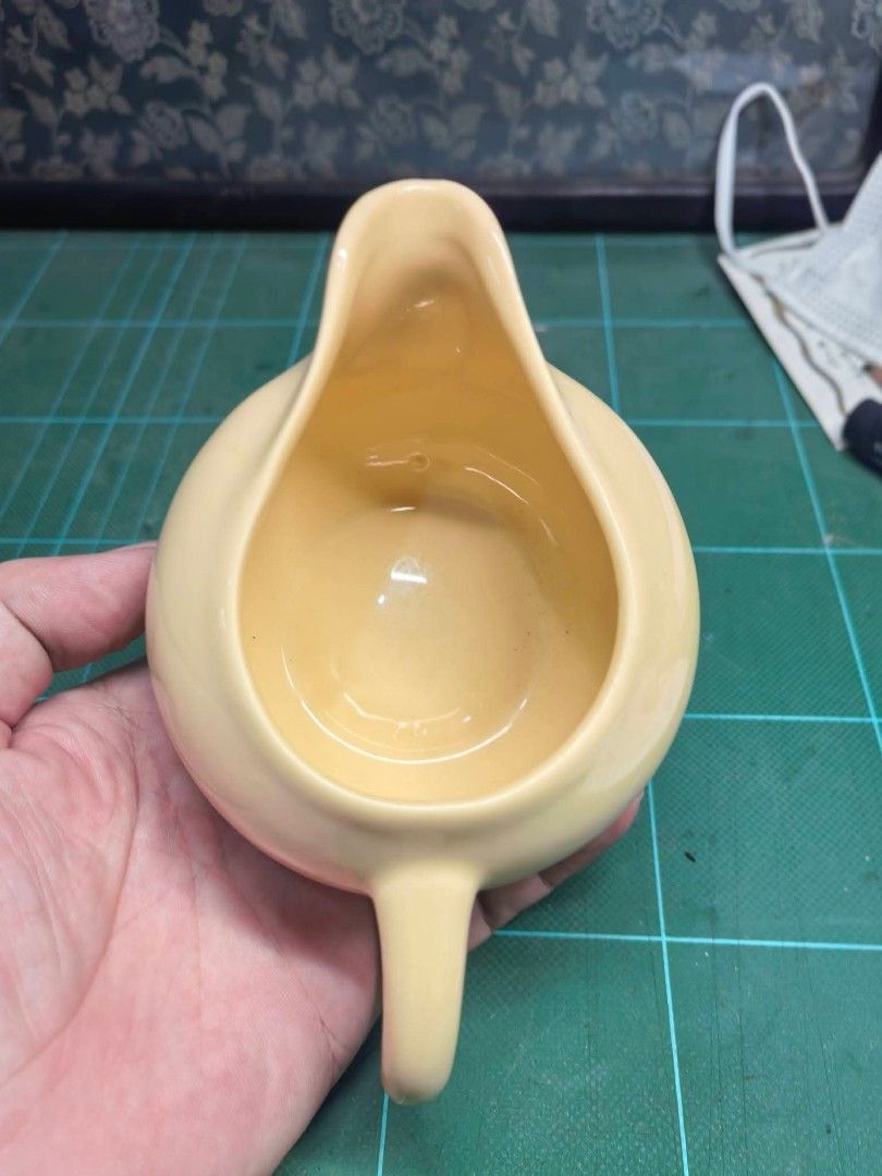 Ceramic Milk Cream Sauce Holder Container (Category: Other Kitchenware & Tableware) located in Cebu City. Submitted by dudes_villanueva (Listing ID 1460714705, Image 2). Description: Japanese Ceramic Milk Cream Sauce Holder Container In excellent condition — minimal surface marks. No cracks or chips. Color: Beige Size: Diameter 3in x Height 2.5in.