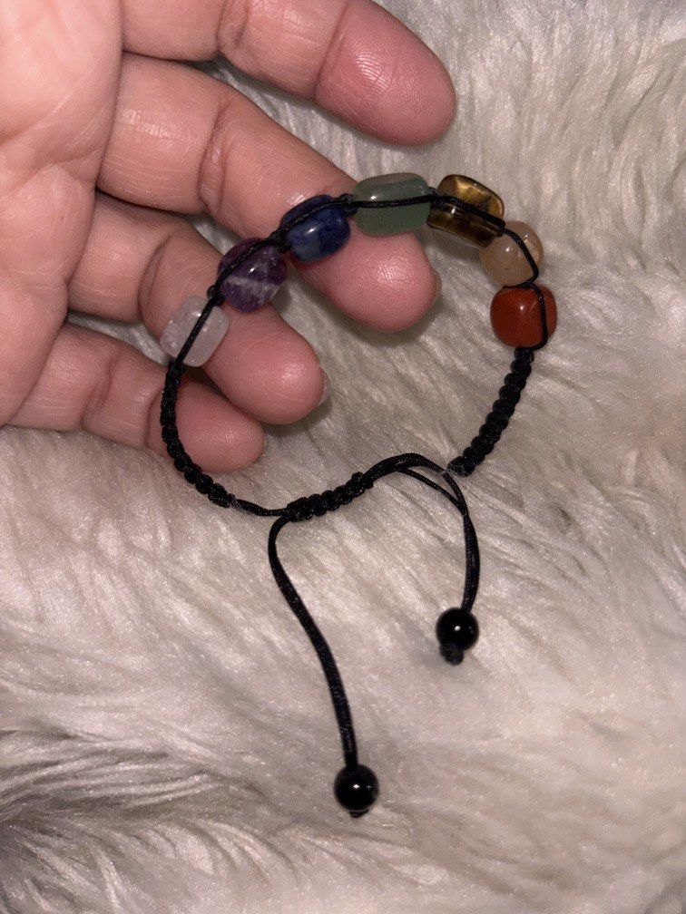 Chakra natural stone bracelet (Category: Bracelets) located in Manila. Submitted by vintageaccessories (Listing ID 1460571125, Image 1). Description: .