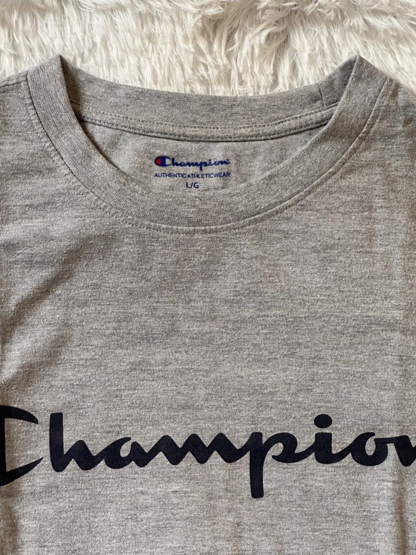 Champion (Category: Activewear) located in Manila. Submitted by uniqlow717 (Listing ID 1460523934, Image 2). Description: ‼️‼️Declutter Sale! ‼️‼️ Perfect for laid-back fits, quick errands, lounge days, and effortless everyday style. 👕☕ 💫 Condition: Preloved / Very Good Condition / Freshly Washed 📏 Size: Large (Standard Fit) 💰 Price: ₱350 📦 Shipping: Lalamove or Grab pick up 💌 DM.