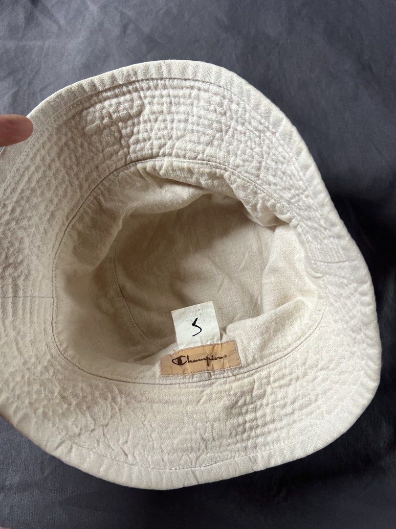 Champion bucket hat (Category: Caps & Hats) located in Batangas. Submitted by thegudoldays (Listing ID 1460574596, Image 3). Description: Available !!! Champion Bucket hat In verygood condition Colorway 9/10 ₱550 only.