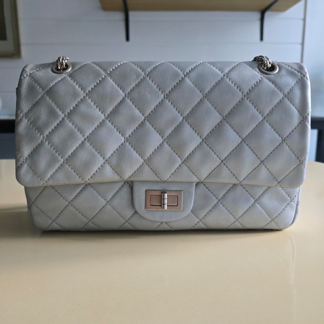 Chanel 2.55 Reissue 227 Jumbo Silver Hardware (Category: Luxury Bags & Wallets) located in Paranaque City. Submitted by portodimoda (Listing ID 1460607399, Image 1). Description: AUTHENTIC AND AVAILABLE!!! It was recolored with the same color by Vintage Restore Makati, shape and interior are still in excellent condition Hologram sticker is intact, no inclusions.