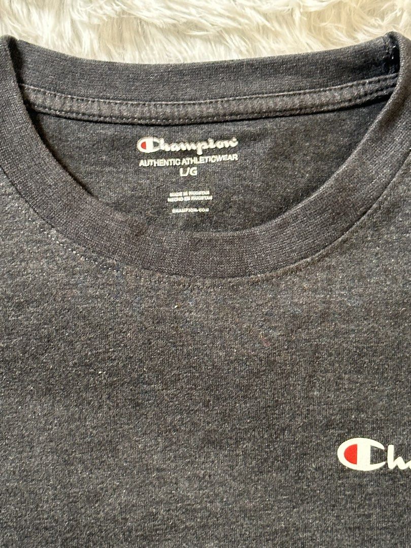 Chanpion (Category: Activewear) located in Manila. Submitted by uniqlow717 (Listing ID 1460524153, Image 2). Description: ‼️‼️Declutter Sale! ‼️‼️ Perfect for laid-back fits, quick errands, lounge days, and effortless everyday style. 👕☕ 💫 Condition: Preloved / Very Good Condition / Freshly Washed 📏 Size:Large (Standard Fit) 💰 Price: ₱350 📦 Shipping: Lalamove or Grab pick up 💌 DM.