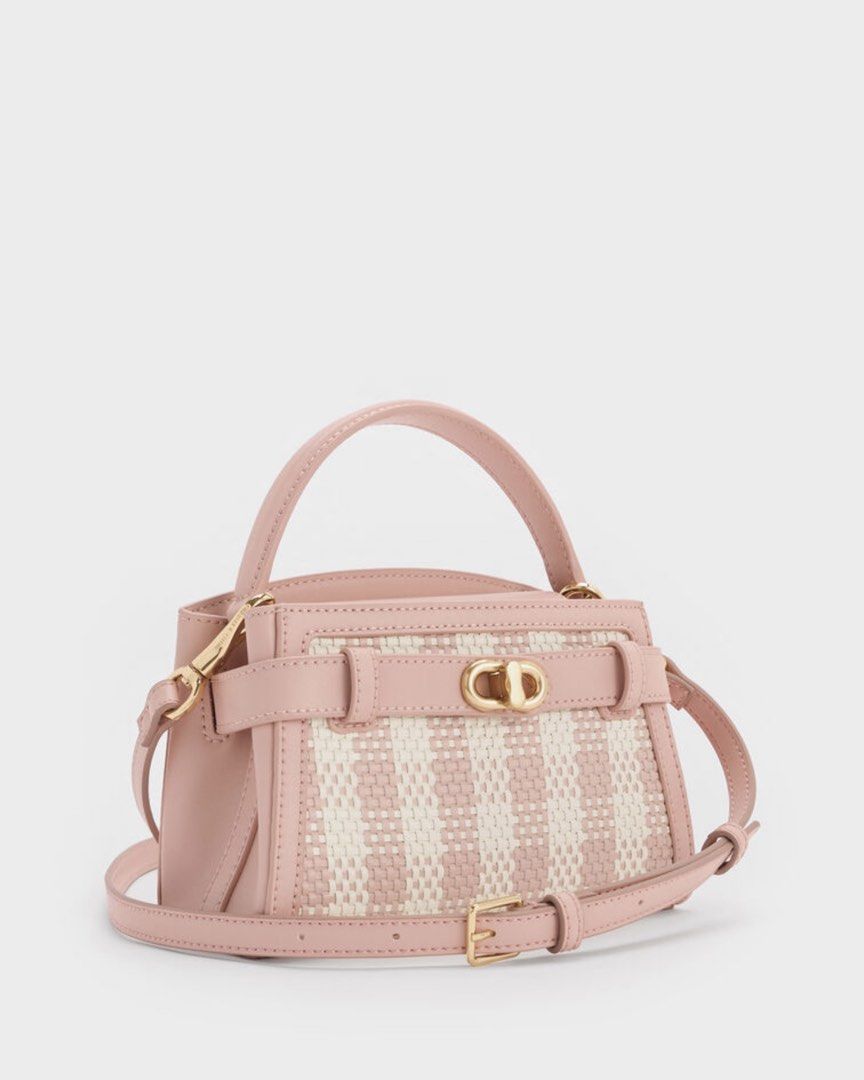 Charles and Keith Aubrielle Checkered Belted Top Handle Bag (Category: Cross-body Bags) located in Taguig. Submitted by poshcity (Listing ID 1460712290, Image 3). Description: ✨PLEASE MAKE READING A HABIT✨ INCLUSIONS: ✨: With Tag ✨: 8 inches ✨: What you see is what you get ✨: Manage your expectations. Items are all MPO/Mall Pull Out — ✔️: Sure buyers only should fill up the form, No form No item. ✔️: Payment first policy. No COD & COP. .