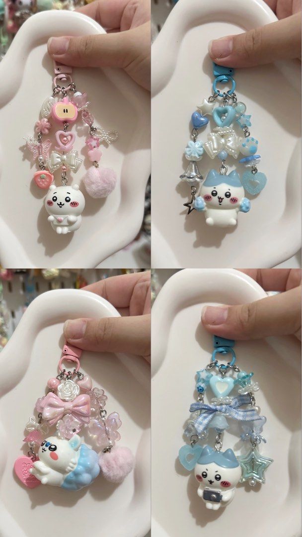chiikawa, hatchiiware, momonga beaded keychain anikanik (Category: Handmade Craft) located in San Carlos. Submitted by kuromicurates (Listing ID 1460659846, Image 1). Description: ₱230 each one of each available pangasinan based.