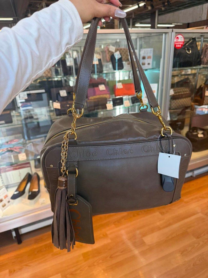 Chloe Eden Leather Shoulder Bag (Category: Luxury Bags & Wallets) located in Quezon City. Submitted by lovebyanne (Listing ID 1460708065, Image 1). Description: ORIGINAL CHLOE 😍 - preloved and thrifted from japan - RANK B / makinis and no major flaws - dm for more photos! - inclusions: only the bag - RFS: needs funds.
