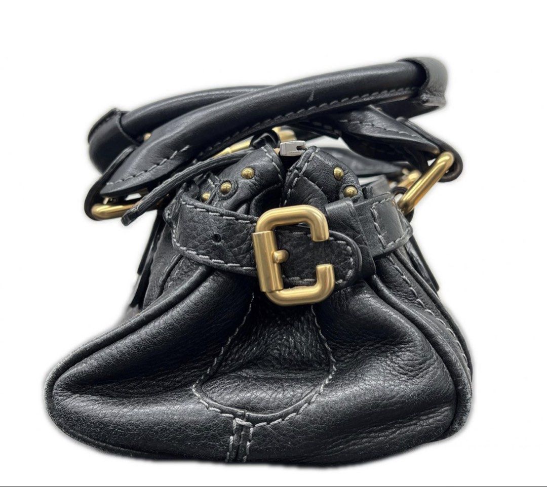 Chloe Mini Paddington Black (Category: Shoulder Bags) located in Las Pinas. Submitted by daisuki_japan_luxury_by_reiko (Listing ID 1460517406, Image 3). Description: Brand: Chloe Item: Handbag Type: Paddington Mini Target: Women's Color: Black Hardware Color: Gold Season: All Seasons Country of Origin: Italy Material: Leather Size: Approx. W27cm x H14cm x D14cm Handle Height: Approx. 16.5cm Specifications: *Measurements are taken manually, so the