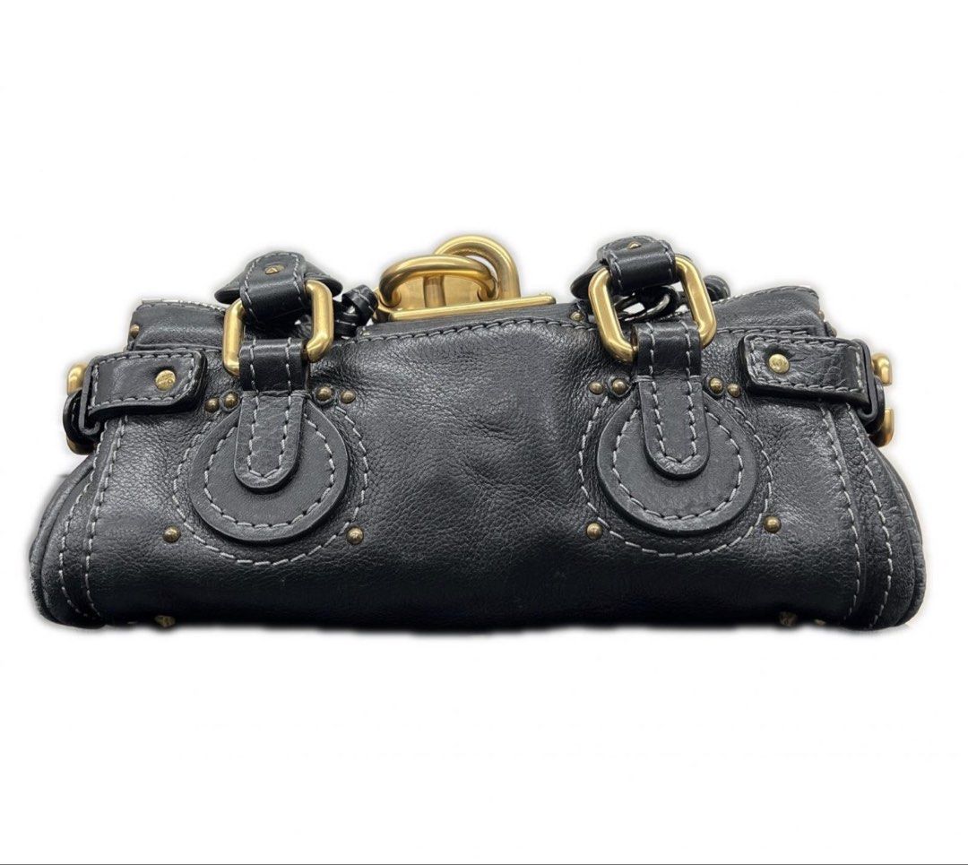 Chloe Mini Paddington Black (Category: Shoulder Bags) located in Las Pinas. Submitted by daisuki_japan_luxury_by_reiko (Listing ID 1460517406, Image 2). Description: Brand: Chloe Item: Handbag Type: Paddington Mini Target: Women's Color: Black Hardware Color: Gold Season: All Seasons Country of Origin: Italy Material: Leather Size: Approx. W27cm x H14cm x D14cm Handle Height: Approx. 16.5cm Specifications: *Measurements are taken manually, so the