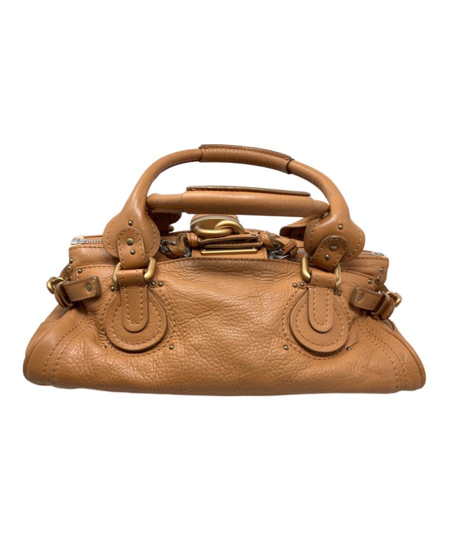 Chloe Paddington Medium Brown Tan (Category: Luxury Bags & Wallets) located in Las Pinas. Submitted by daisuki_japan_luxury_by_reiko (Listing ID 1460516803, Image 3). Description: Item Name Chloe Paddington handbag color brown situation This item is pre-owned and may have minor scratches and stains due to use. Because it is displayed and sold in our store, there may be minor scratches and stains not mentioned in the description. Pockets and stora