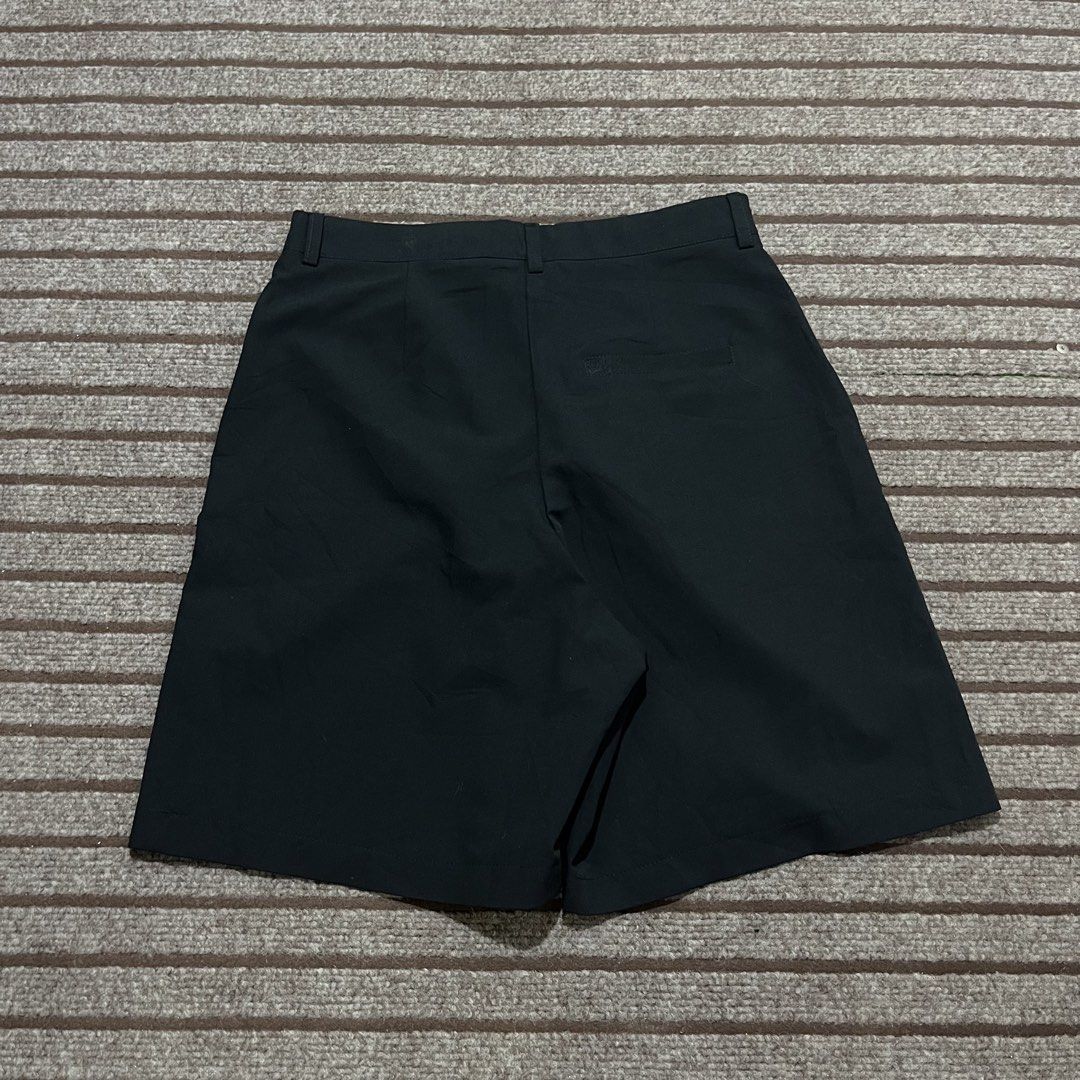 CHRISTIAN DIOR HIGH WAIST SHORT (Category: Shorts) located in Buenavista. Submitted by lvinboi (Listing ID 1460562807, Image 2). Description: Waist: 28 Length: 18.5 Leghole: 12 Excellent condition 10/10 cr No issue - Authentic Christian Dior shorts - Features iconic embroidered CD bee logo on the side - Button closure with signature CD detail - Crafted from a comfortable polyester and polyurethane blend - Versatile for casual or smart-casual outf