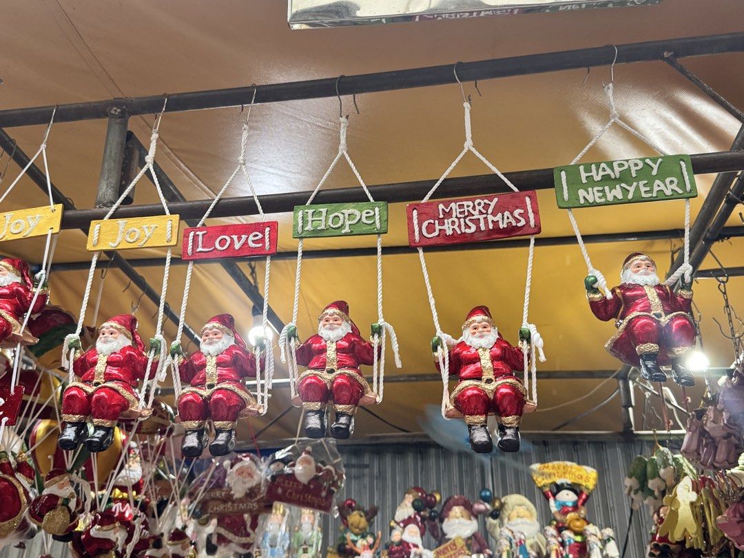 Christmas decor (Category: Other Home Decor) located in Manila. Submitted by judeo. (Listing ID 1460552692, Image 2). Description: Available Christmas Decorations ‼️ For indoor & outdoor🔆🌧️ Tabora Street, Divisoria ✅Christmas trimmings ✅ Xmas lights ✅ strip lights ✅ Table tops ✅ Belens Pm for more information & inquiries‼️ Price may vary depending on the product Fb: Judith grey.