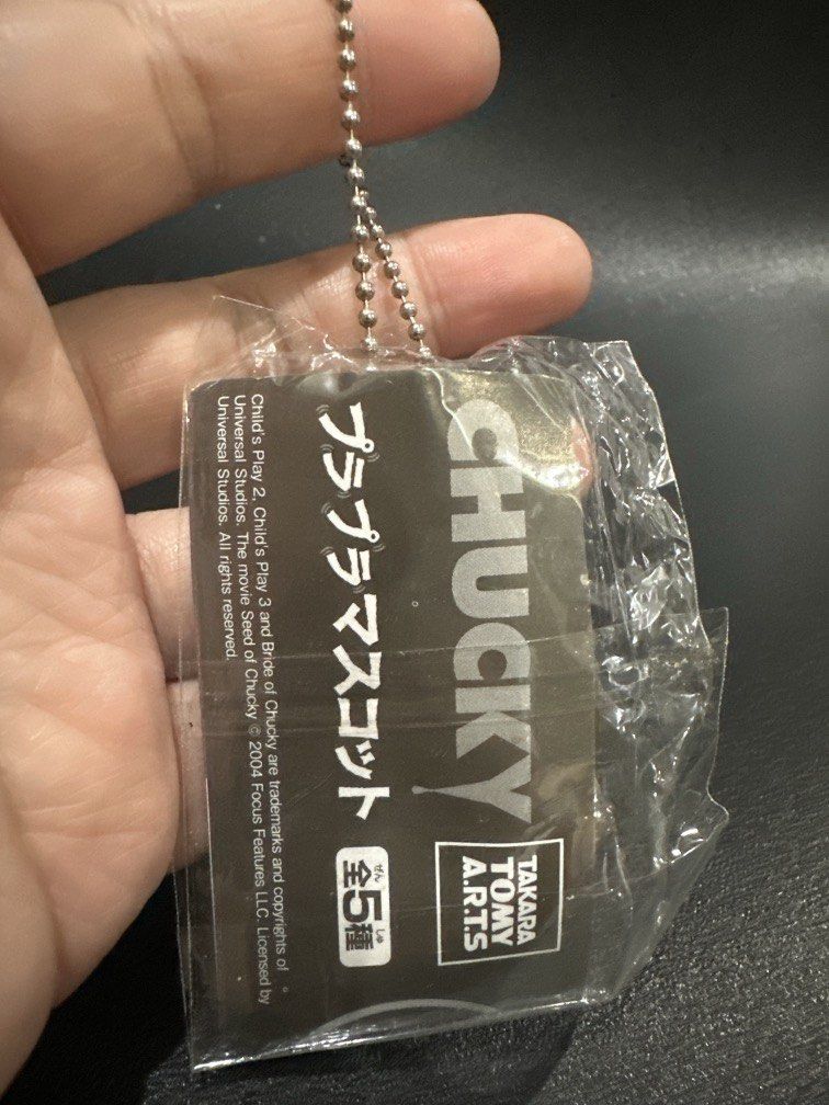 Chucky (GLEN) Keychain (Category: Designer & Blind Box Toys) located in Manila. Submitted by krystalchewey_ (Listing ID 1460685982, Image 2). Description: Bnew Actual Photo Posted 350 php GLEN Takara tomy ARTS Key chain /bagcharm.