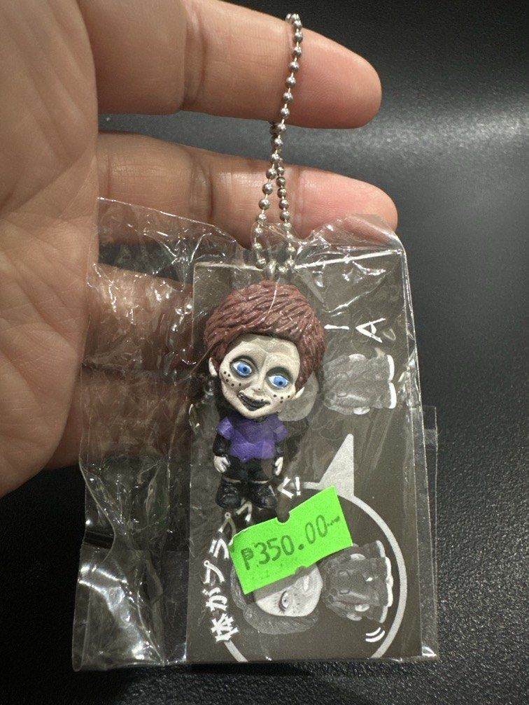 Chucky (GLEN) Keychain (Category: Designer & Blind Box Toys) located in Manila. Submitted by krystalchewey_ (Listing ID 1460685982, Image 1). Description: Bnew Actual Photo Posted 350 php GLEN Takara tomy ARTS Key chain /bagcharm.
